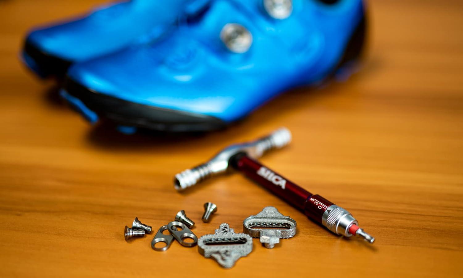 image:imageSILCA 3D Printed Titanium Cleat kit Time ATAC MTN Pedal Titanium Hardware kit Included
