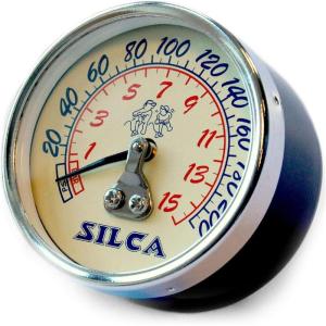 image:imageSILCA 210 PSI Replacement Gauge  Pistasuperpista Floor Pumps 2 face