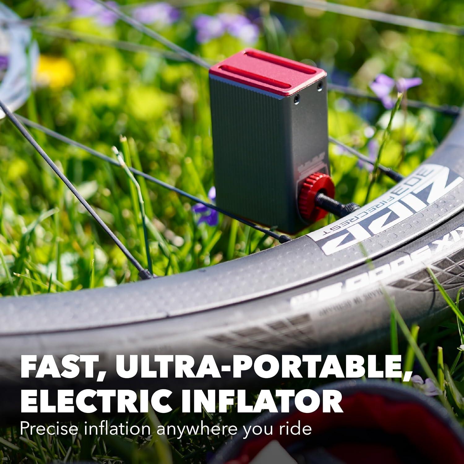 image:imageSILCA ELETTRICO Electric Bike Pump Digital Bicycle Tire Pump with Auto ShutOff USBC Rechargeable UltraLight amp TSACompliant for Travel Universal CompatibilityMicro