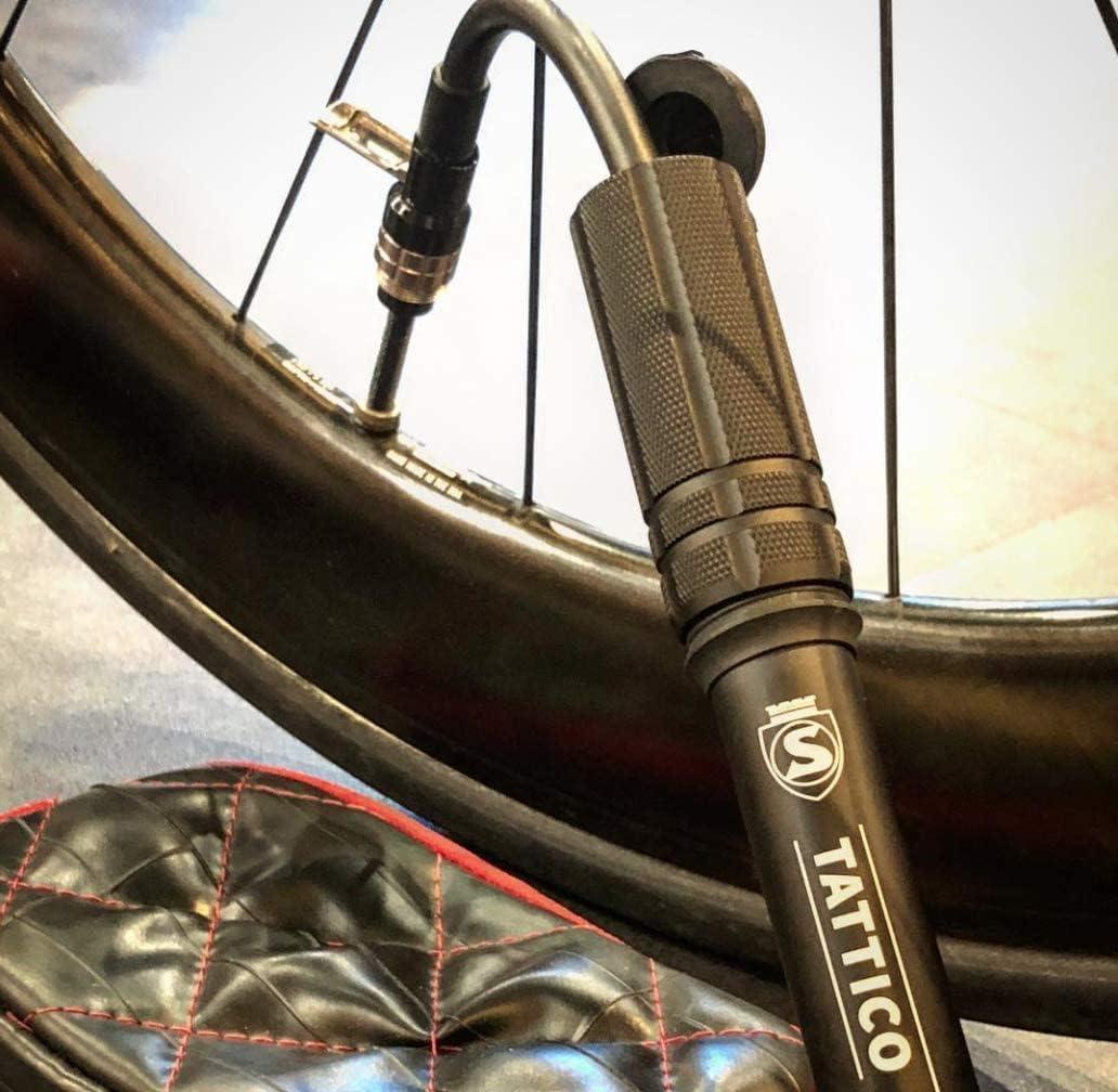 image:imageSILCA Mini Bike Pump Frame Mount Bicycle Pump with Expandable Hose and Lever Lock Lightweight and Mountable to Gravel Mountain and Road BicyclesTattico