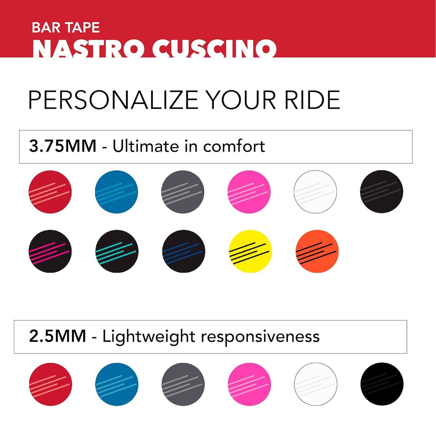 image:imageSILCA Nastro Cuscino Bike Handlebar Tape Cyan Blue 375mm Extra Thick Bike Bar Tape Comes with Aluminum End Plugs amp Installation Kit Durable Comfortable and VibrationDampingBlack