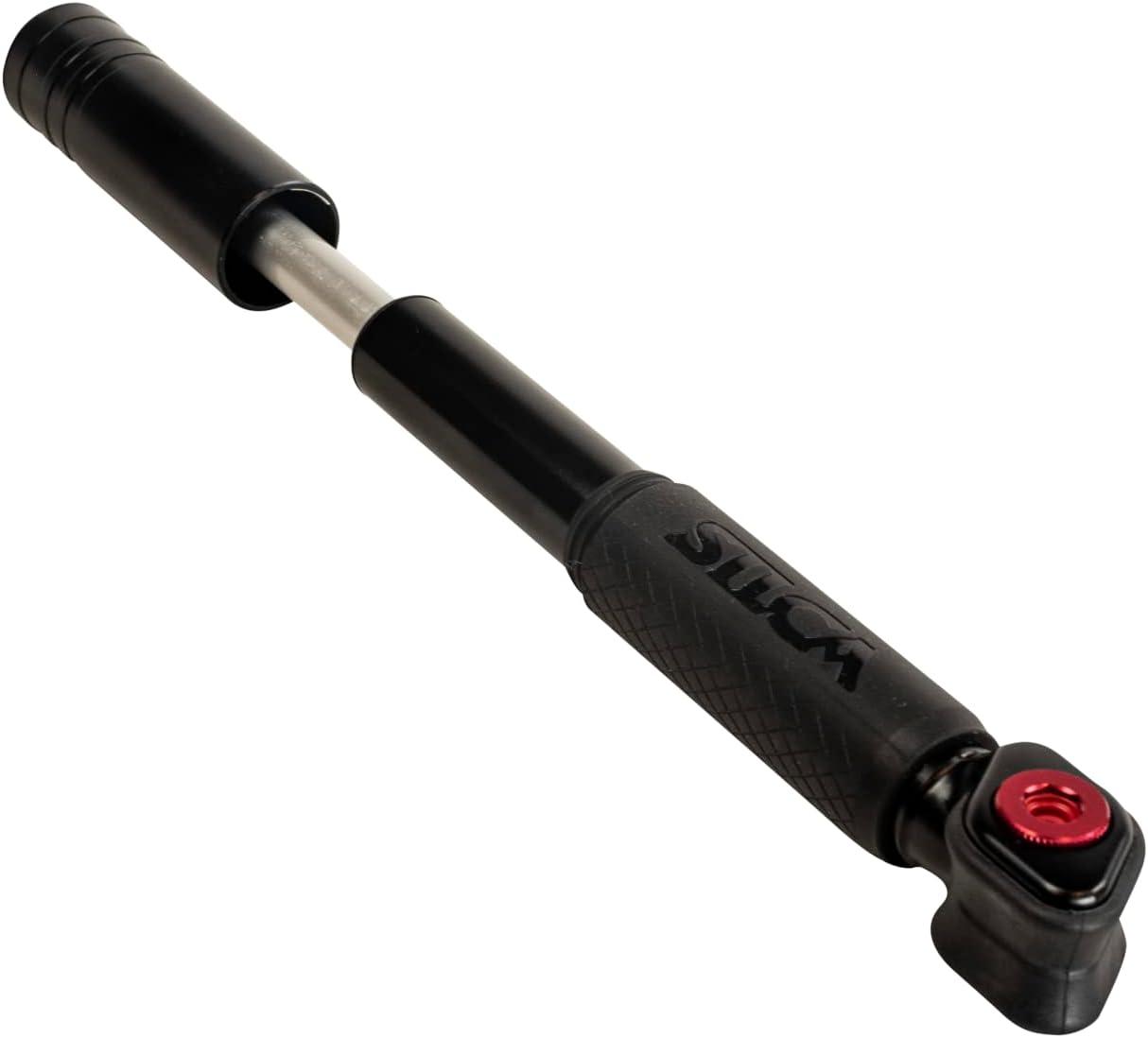 image:imageSILCA Pocket Impero Ultimate V2 Presta only mini Bike Pump 100 PSI Pressure LeverLess Design mini Pump Bike Designed for a Jersey or Pack Pocket Alloy Construction Italian Leather Gasket