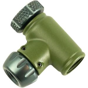 image:imageSILCA EOLO IV Co2 Regulator  Compact Design with Turn Screw Control Valve  Presta and Schrader Compatible  Universal Co2 Cartridge ThreadGreen  Grey