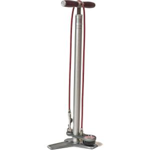 image:imageSILCA Super Pista Ultimate Floor Pump  Hiro Edition Chuck  160psi Gauge  Braided Steel Hose  Rosewood Handle