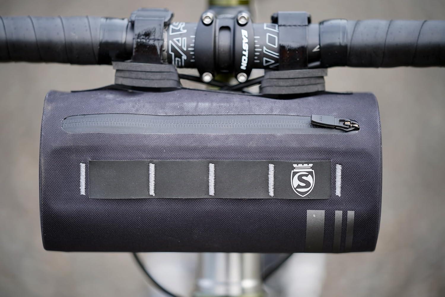 image:imageSILCA Grinta Bicycle Handlebar Bag 2L Capacity Semirigid design with removeable rigid insert Weatherproof welded design with YKK waterproof zipper