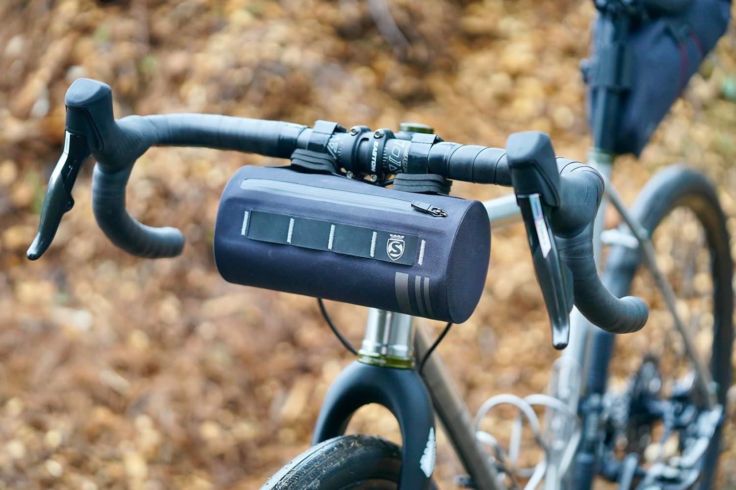 image:imageSILCA Grinta Bicycle Handlebar Bag 2L Capacity Semirigid design with removeable rigid insert Weatherproof welded design with YKK waterproof zipper