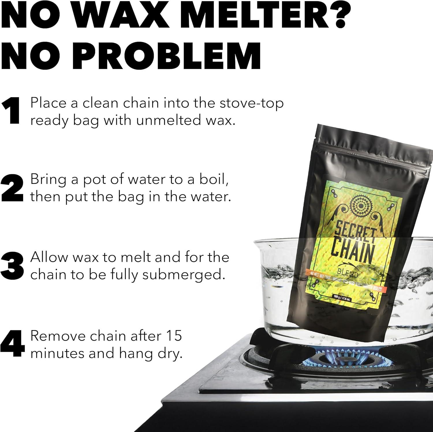 image:imageSILCA Secret Bike Chain Wax Blend 500g Hot Melt Wax Bicycle Chain Lube with Nano Tungsten Disulfide The Fastest Lubricant On The Market Easy Boiler Bag Application
