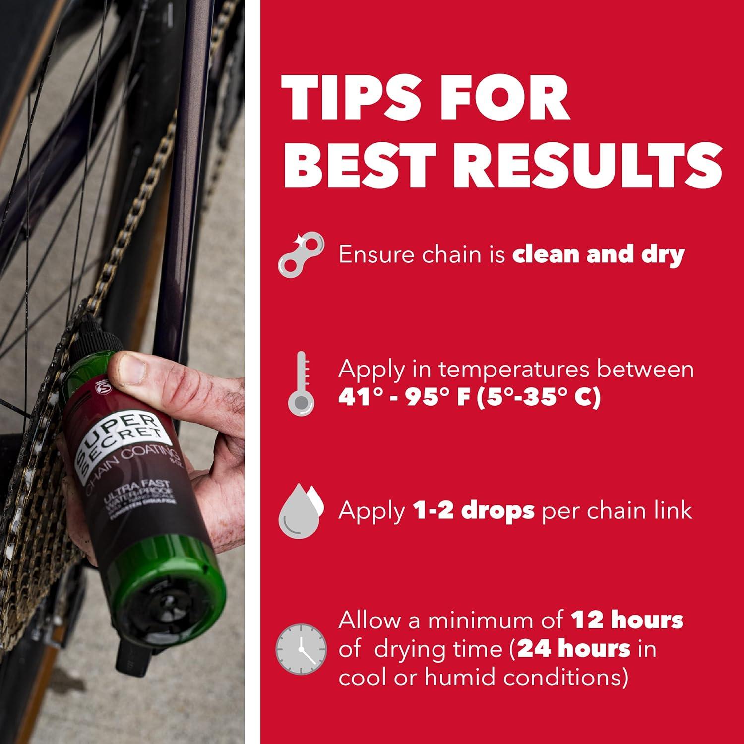 image:imageSILCA Super Secret Bike Chain Lube Liquid Chain Wax to Clean Smooth amp Silence Ultra Fast Bike Lube Special Formula for Friction Reduction amp Improved Wattage Output in All Weather4oz Bottle