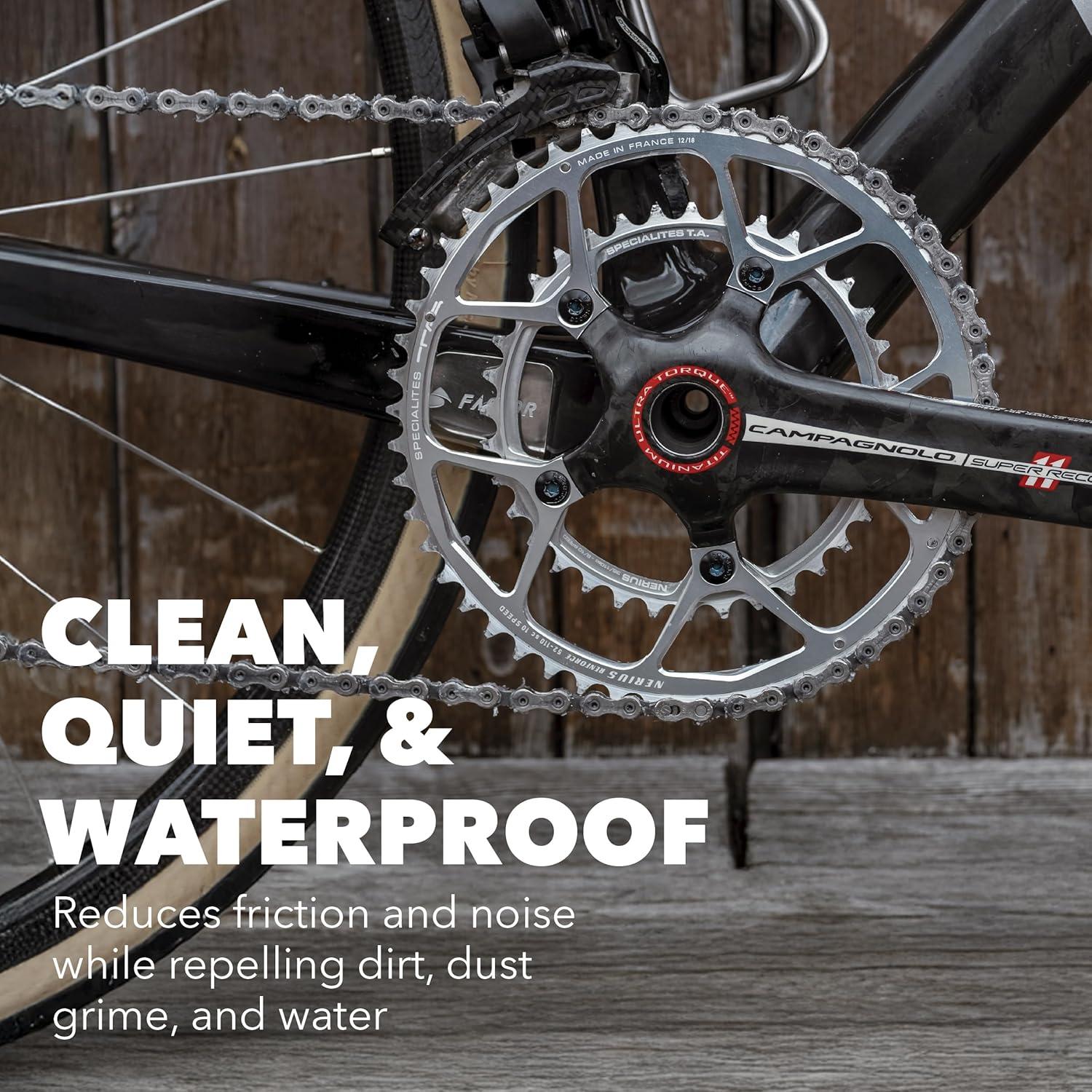 image:imageSILCA Super Secret Bike Chain Lube Liquid Chain Wax to Clean Smooth amp Silence Ultra Fast Bike Lube Special Formula for Friction Reduction amp Improved Wattage Output in All Weather4oz Bottle