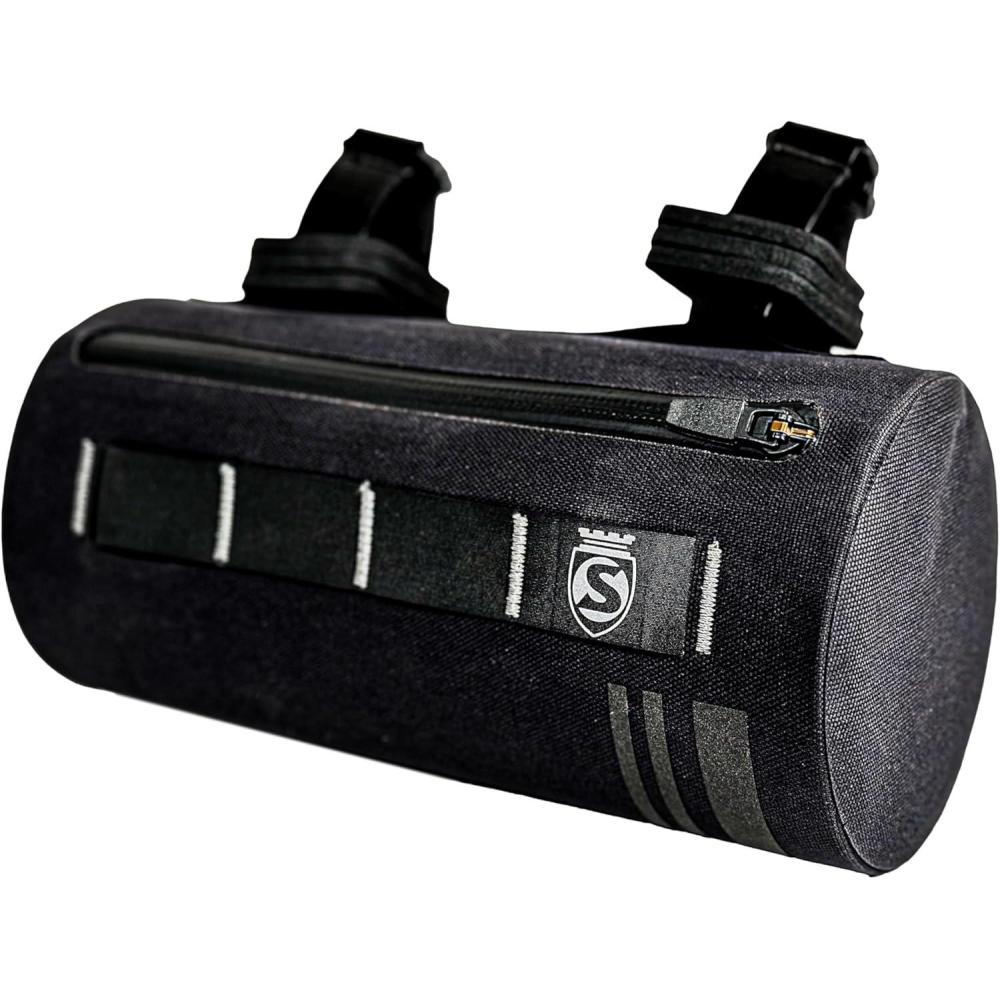 image:imageSILCA Grinta Bicycle Handlebar Bag 2L Capacity Semirigid design with removeable rigid insert Weatherproof welded design with YKK waterproof zipper
