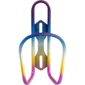 image:imageSILCA Sicuro Titanium Water Bottle cage  Cages for Bike with 21mm ForeAFT Adjustment  Lighter Than Steel and Stronger Than Carbon and Alloy 30g  Hand Bent and Laser Welded in Indiana  USA MadeRainbow